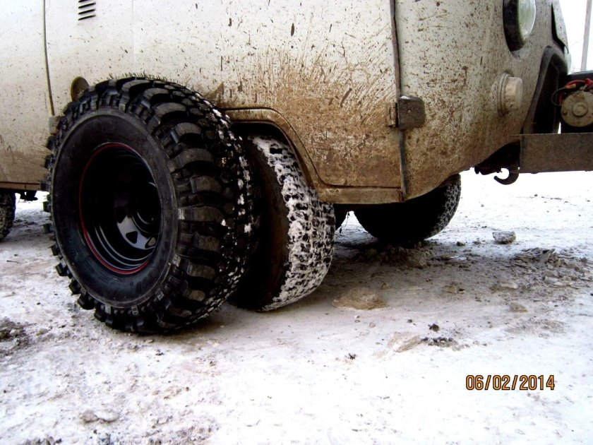 285 75 R16 на УАЗ Буханка 33