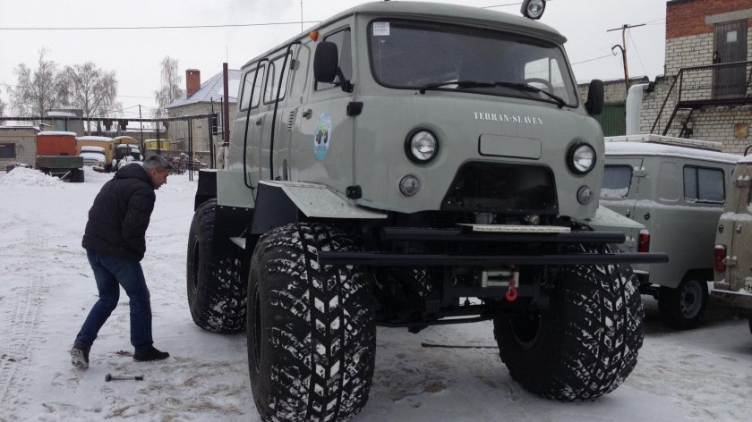 Колеса от ГАЗ 66 на УАЗ Буханка