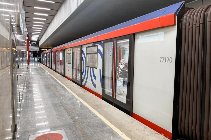 Модель поезда метро Москва 2020