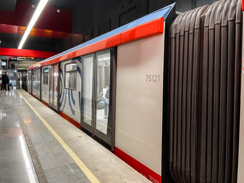 Модель поезда метро Москва 2020