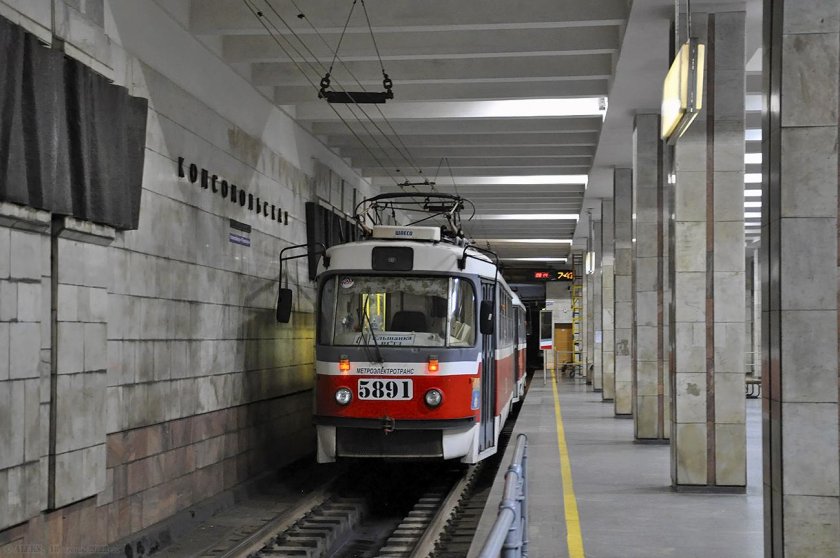 Трамвай в метро Волгоград
