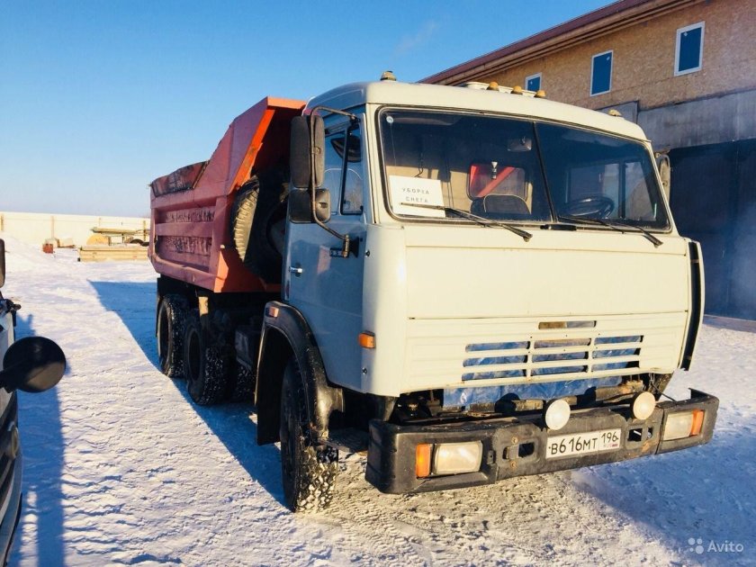 КАМАЗ 55111 вид спереди