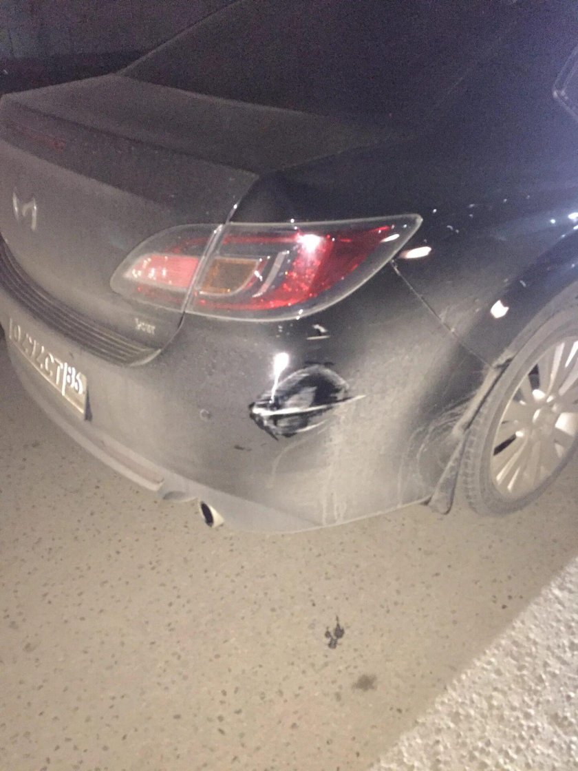 Разбитая Мазда 6 GH