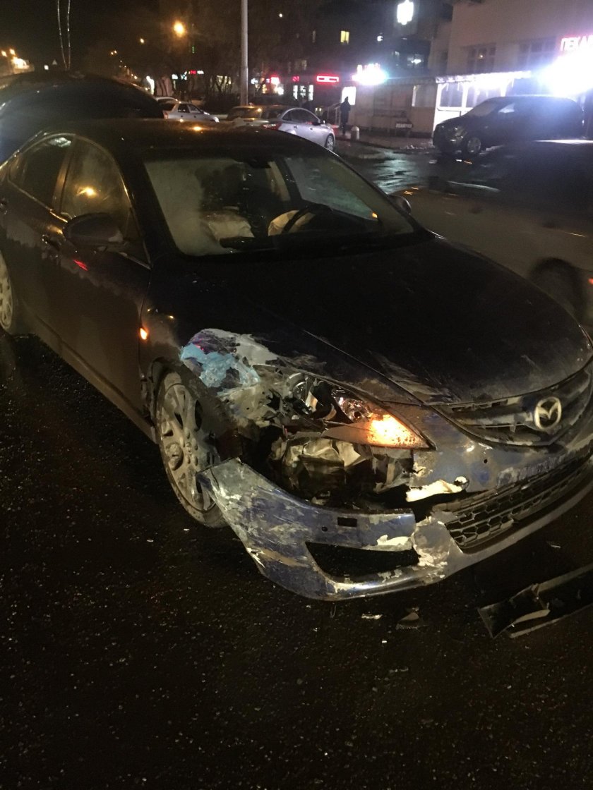 Разбитая Мазда 6 gg