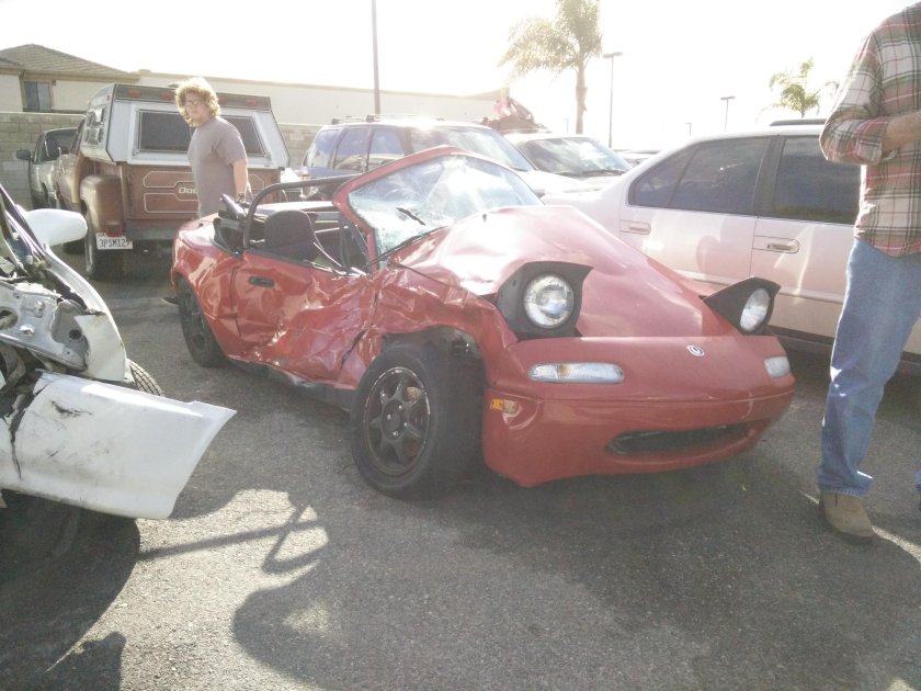 MX-5 crash