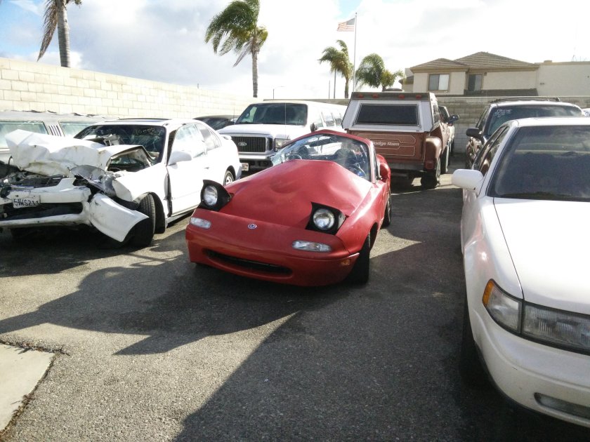Mazda MX-5 Miata Разбитая