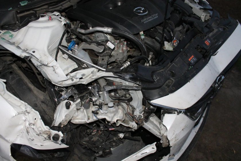 Mazda 6 GH авария