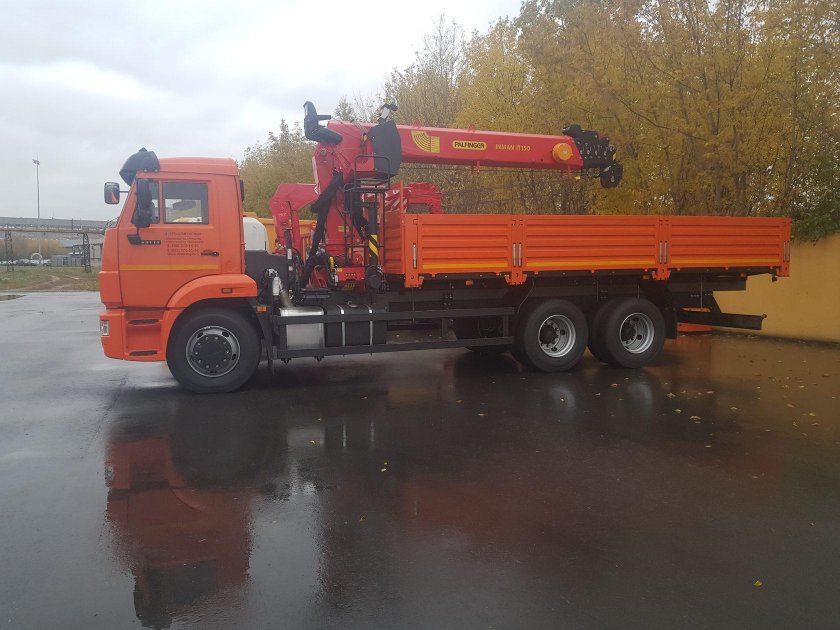 КАМАЗ 65115 С КМУ ИТ 150