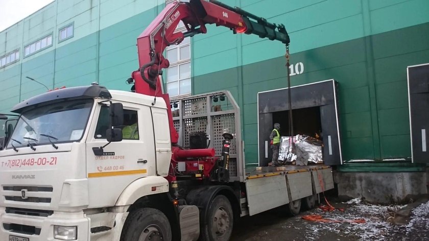 КАМАЗ 65117 С манипулятором Amco Veba 817 2s