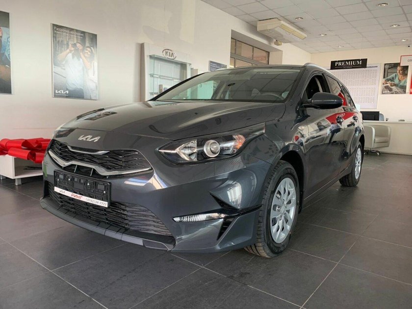 Серый Kia Ceed III Рестайлинг 1.6 at (128 л.с.) с пробегом