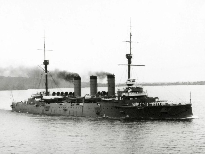 Крейсер Аврора после Цусимы