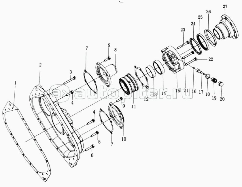 Подшипник хвостовика КПП 12js200ta