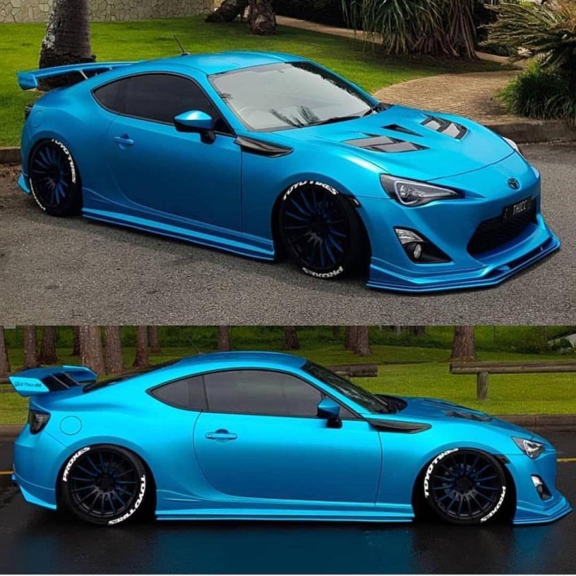 Toyota gt86 фиолетовая