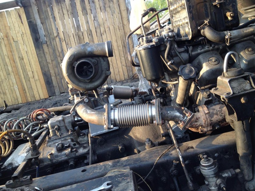 Турбина ЯМЗ 236 на КАМАЗ 740