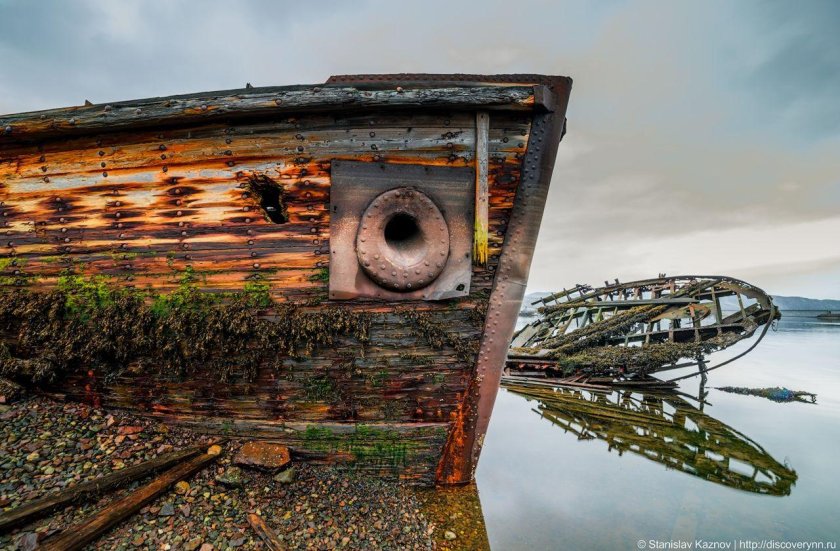 Кладбище заброшенных кораблей Териберка