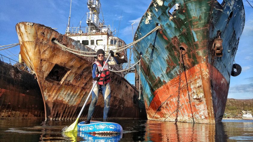 Кладбище затонувших кораблей Камчатка