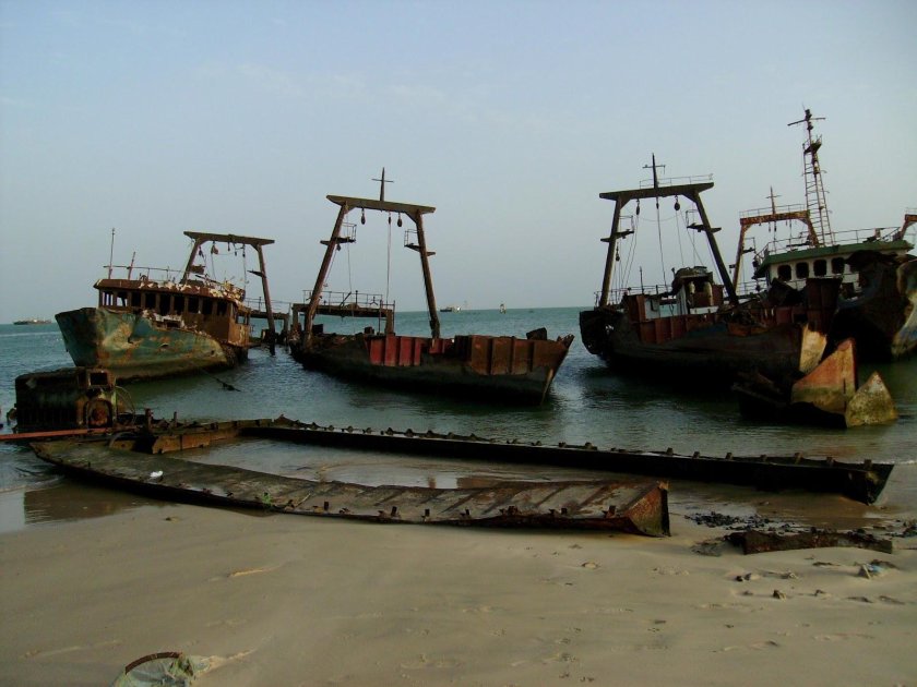 Нуадибу кладбище кораблей