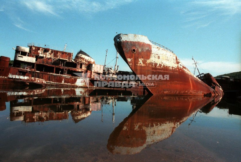 Кладбище кораблей остров русский