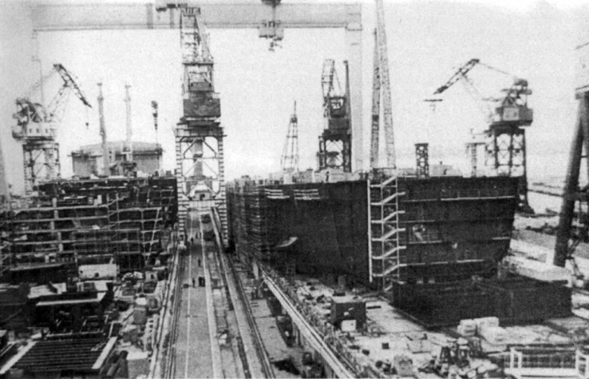 Черноморский судостроительный завод Николаев СССР