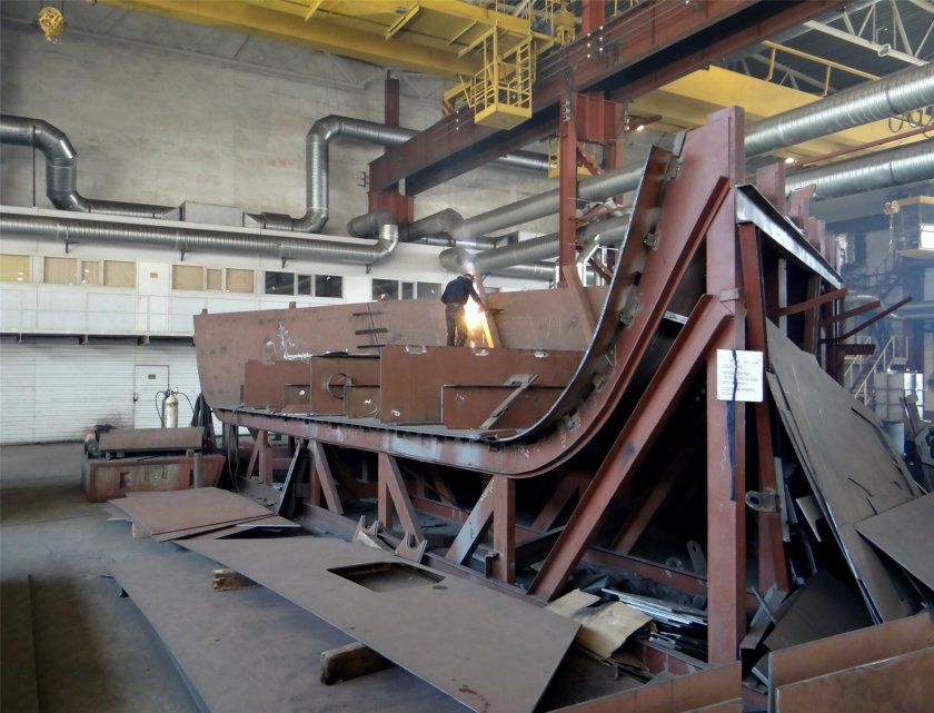 Стапель кондуктор судостроение