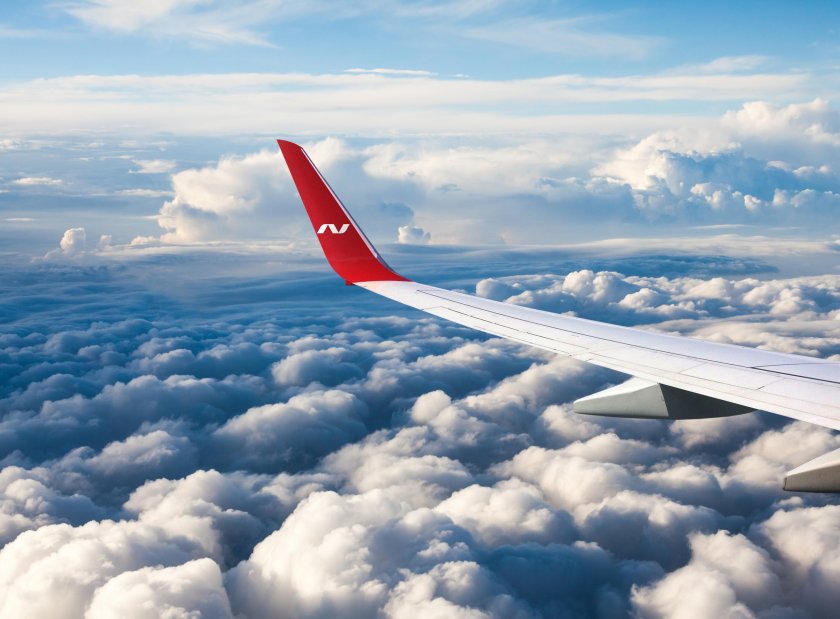 Nordwind Airlines крыло самолета