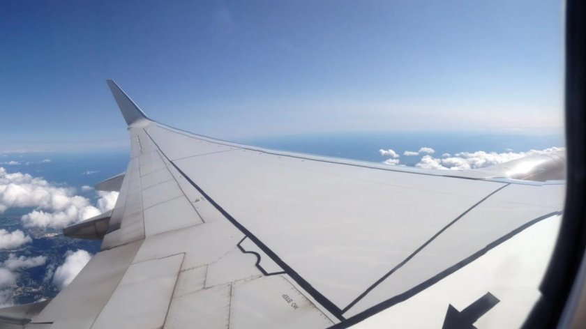 Вид из самолета