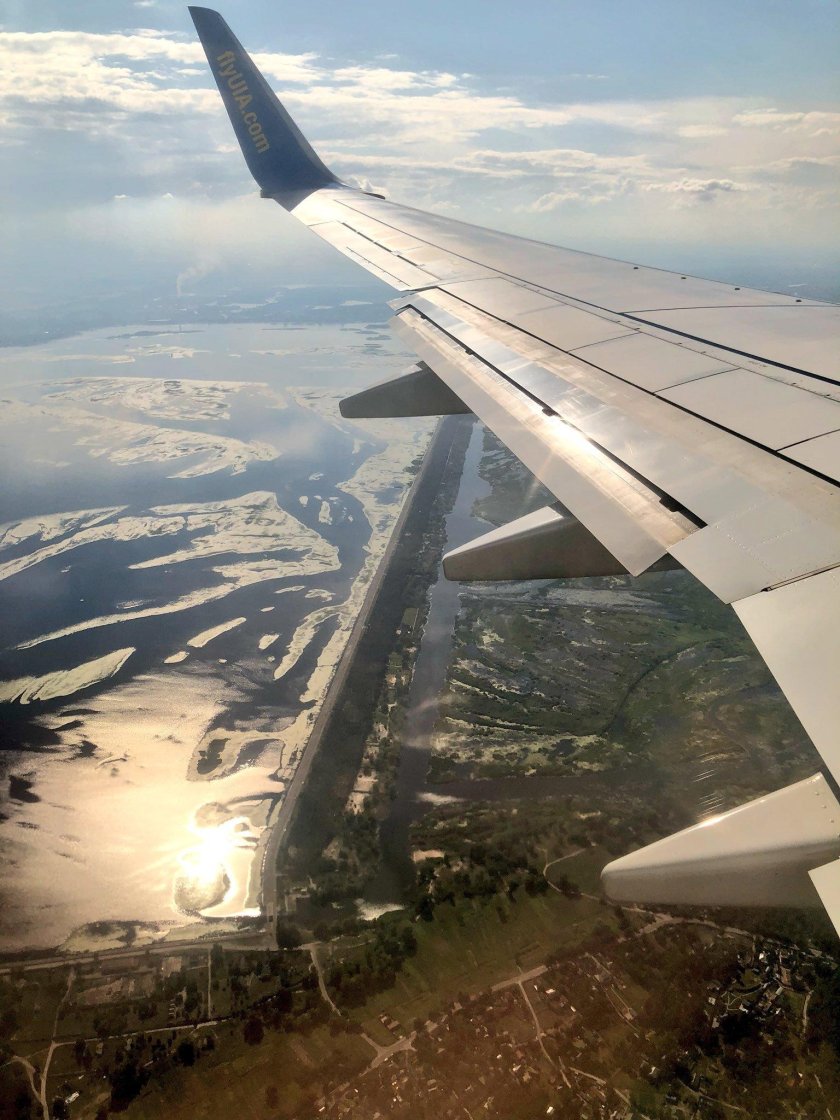 Вид из самолета