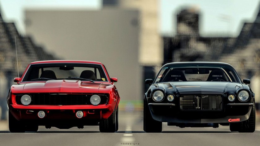 Шевроле Камаро Мускул кар