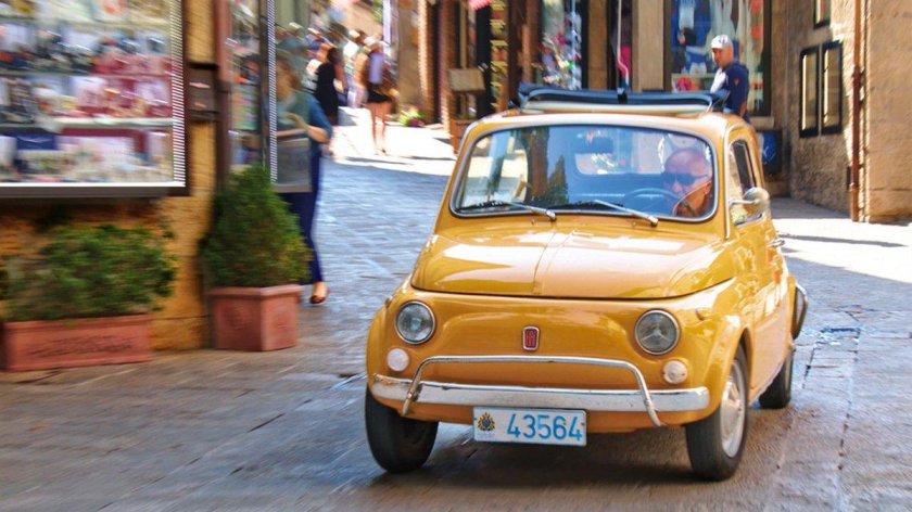 Фиат 500 в Италии