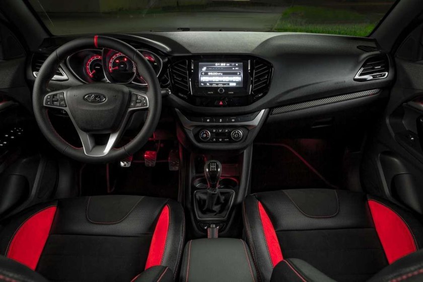 Лада Веста спорт 2023 салон