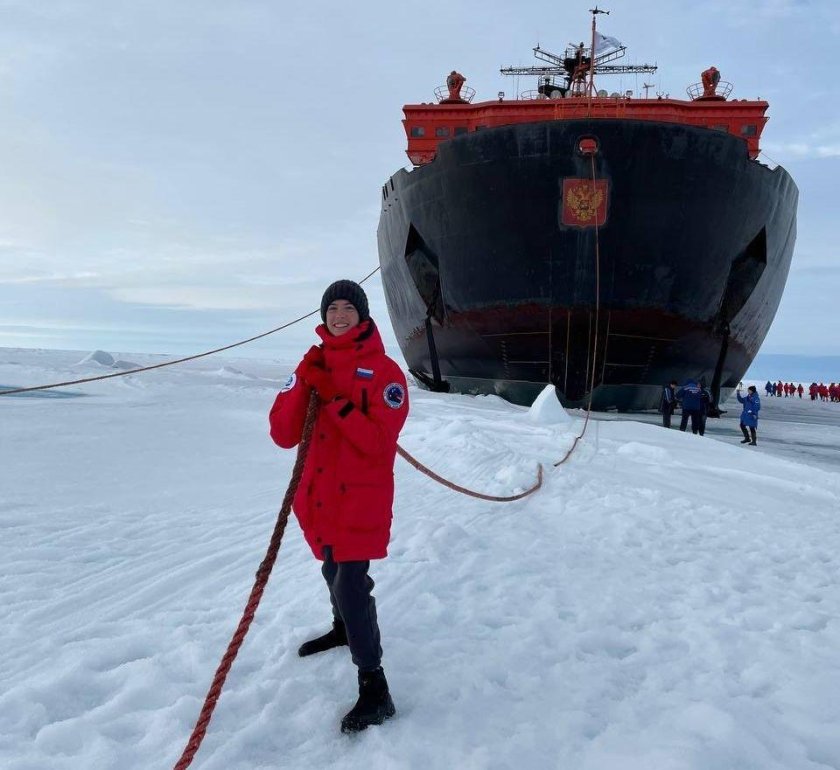 Путь из Мурманска на Северный полюс