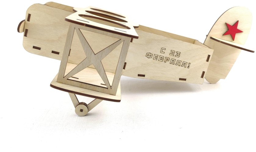 Подарок на 23 февраля из фанеры