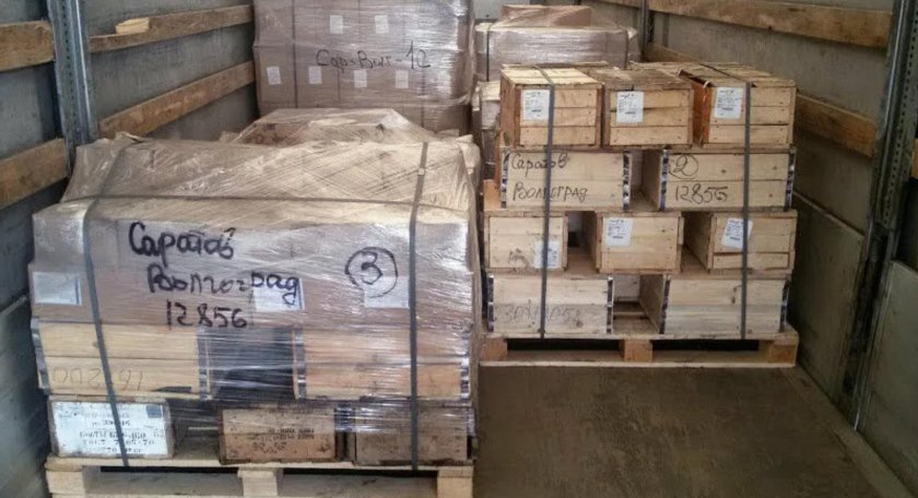 Упаковка груза на паллетах