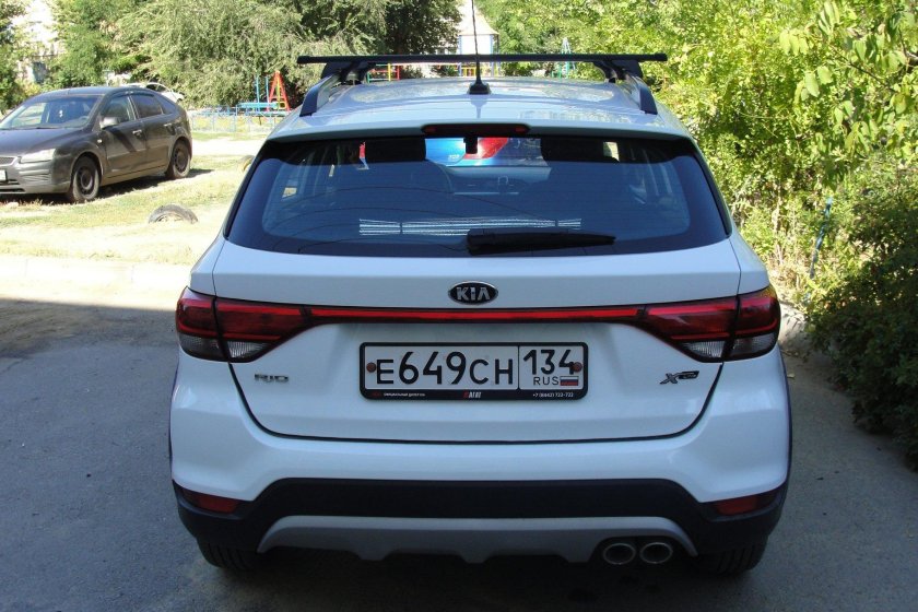 Kia Rio x рейлинги