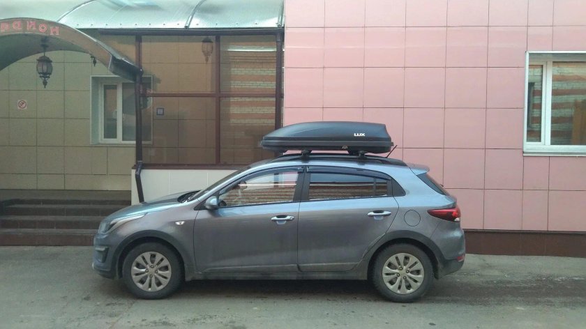 Kia Rio 4 автобокс + поперечины