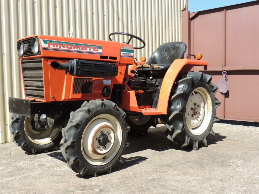 Китайский мини трактор Хиномото 1992г