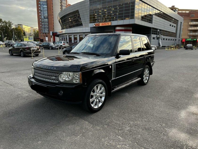 Range Rover Supercharged 3 чёрный, взлам тонировпнныц