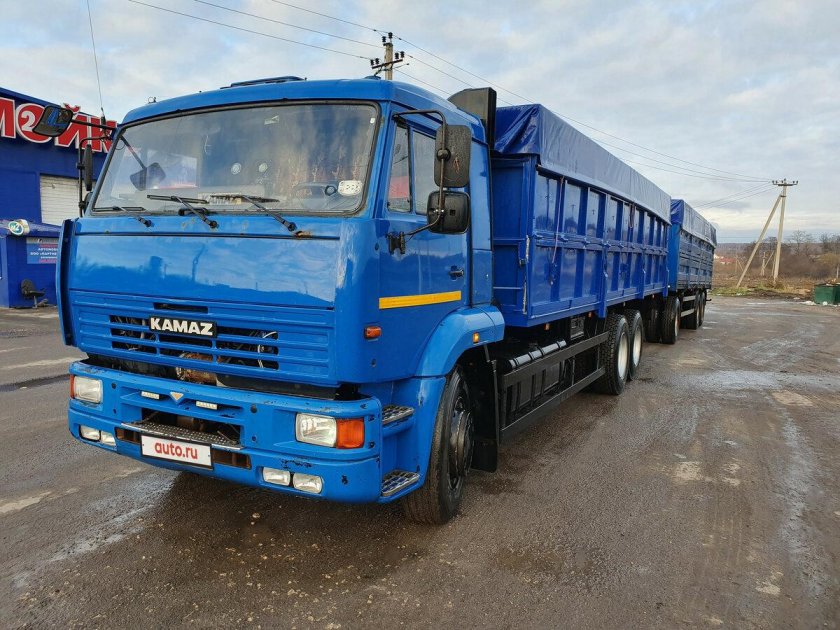 КАМАЗ щука зерновоз
