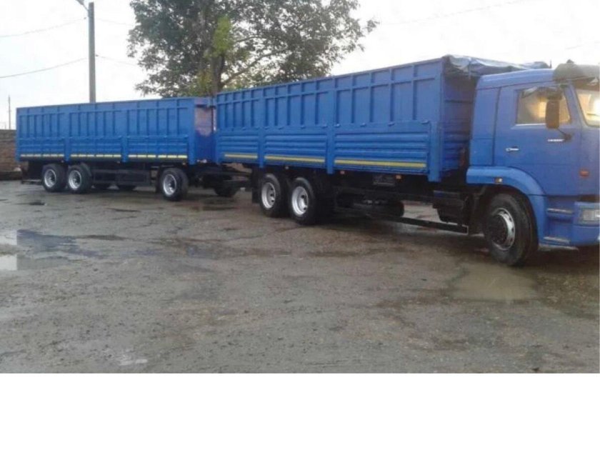 КАМАЗ щука зерновоз 65117