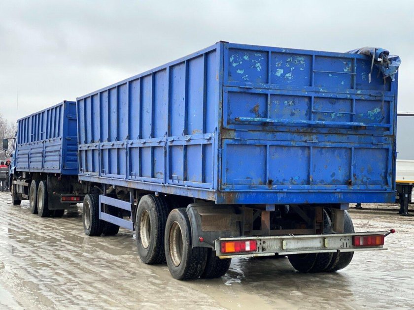 КАМАЗ 65117 бортовой зерновоз