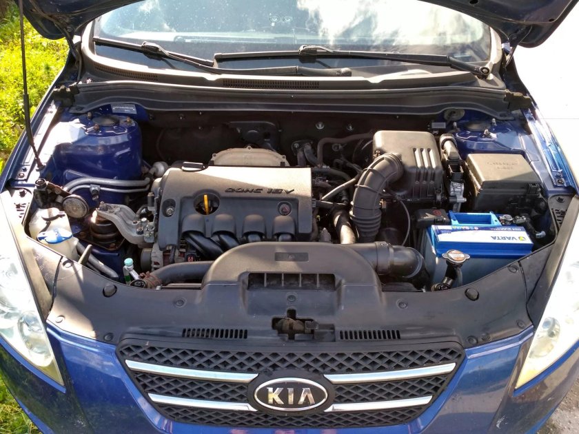 Подкапотка Киа СИД 2008