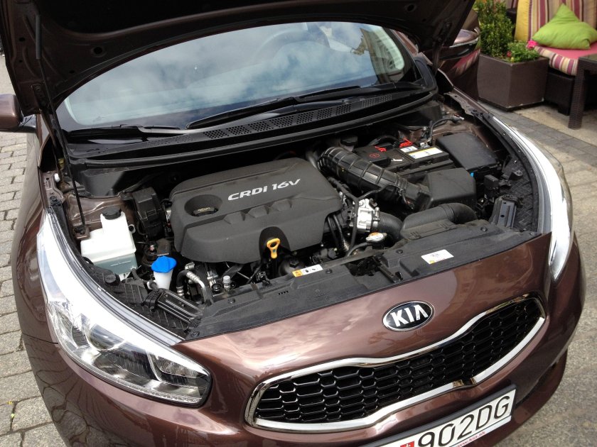 Подкапотка Киа СИД 2013