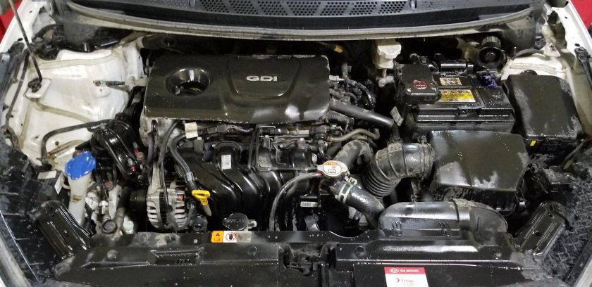 Kia Ceed 2010 под капотом