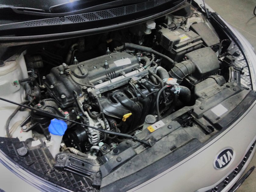 Подкапотка Киа СИД 2008