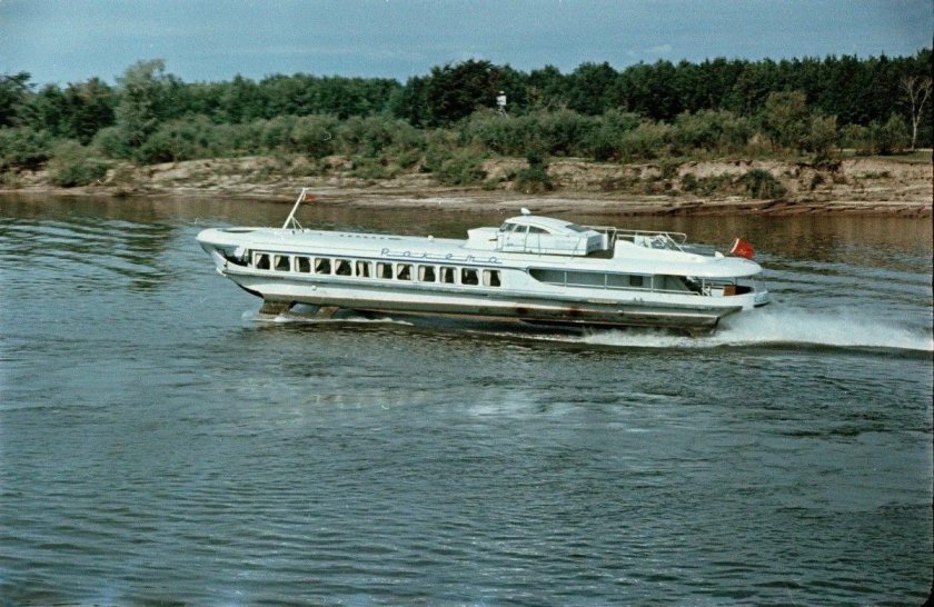 Теплоход ракета СССР