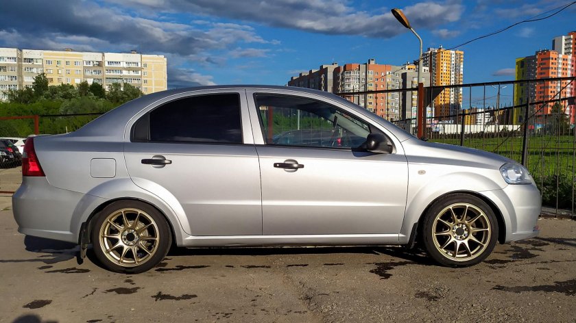 Занижение Авео т250