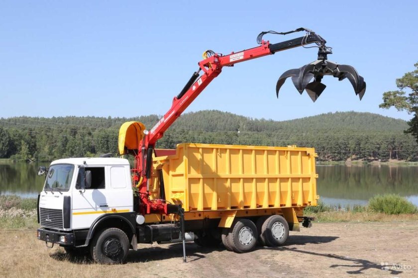 КАМАЗ металловоз грейфер