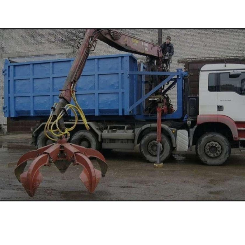 КАМАЗ ломовоз 30м3 с манипулятором