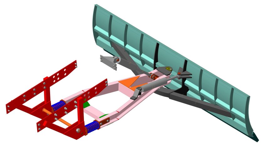 Отвал на МТЗ 82