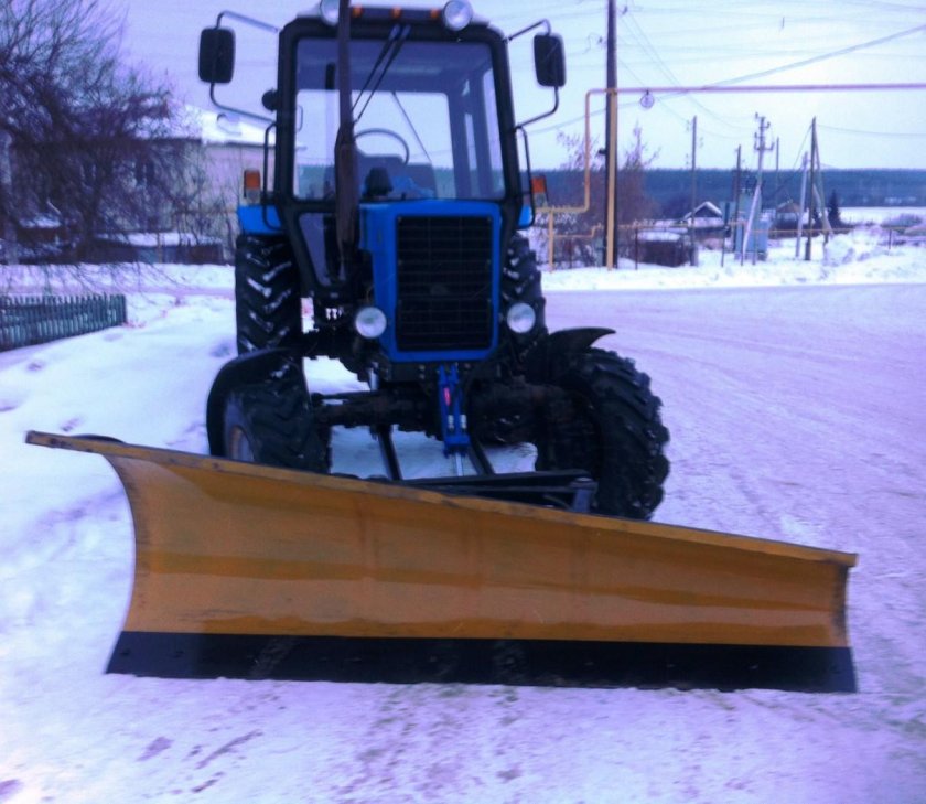 Отвал на МТЗ 82.1